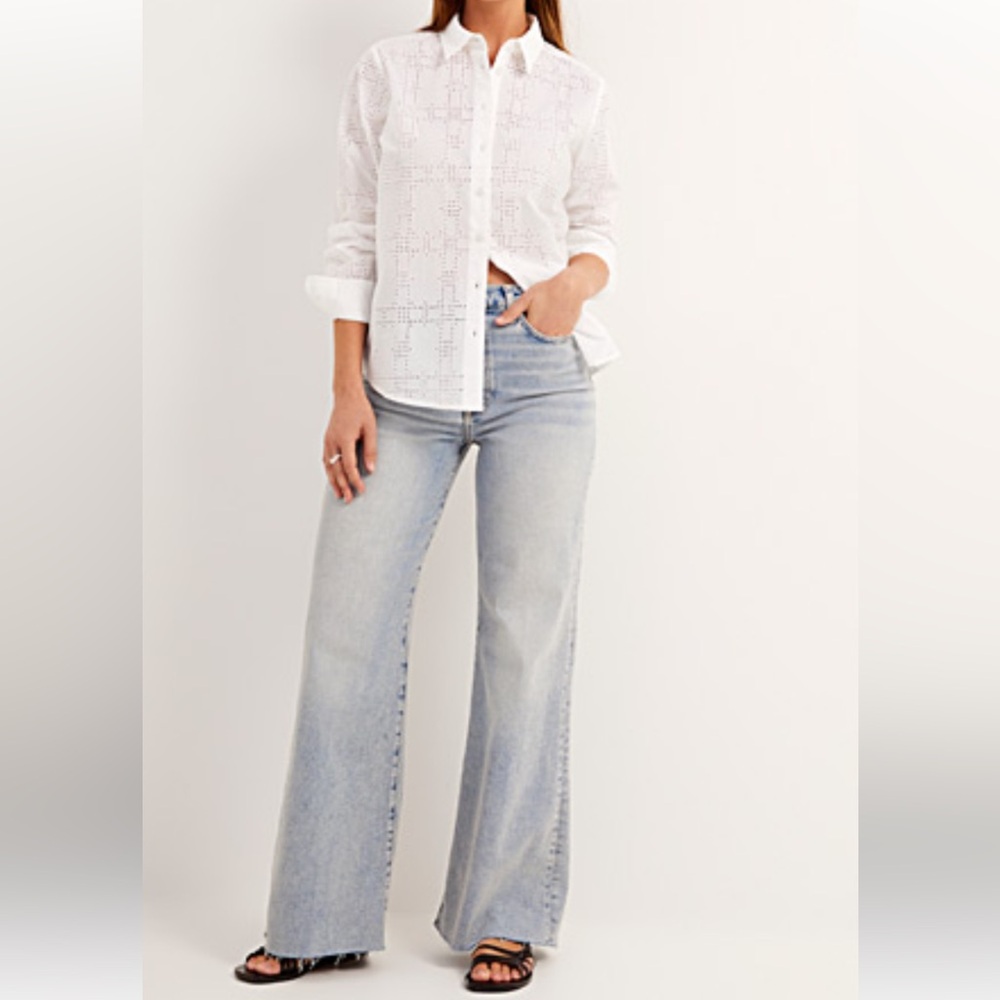 OAK + FORT Denim Baggy jeans wide legs trousers Academia
